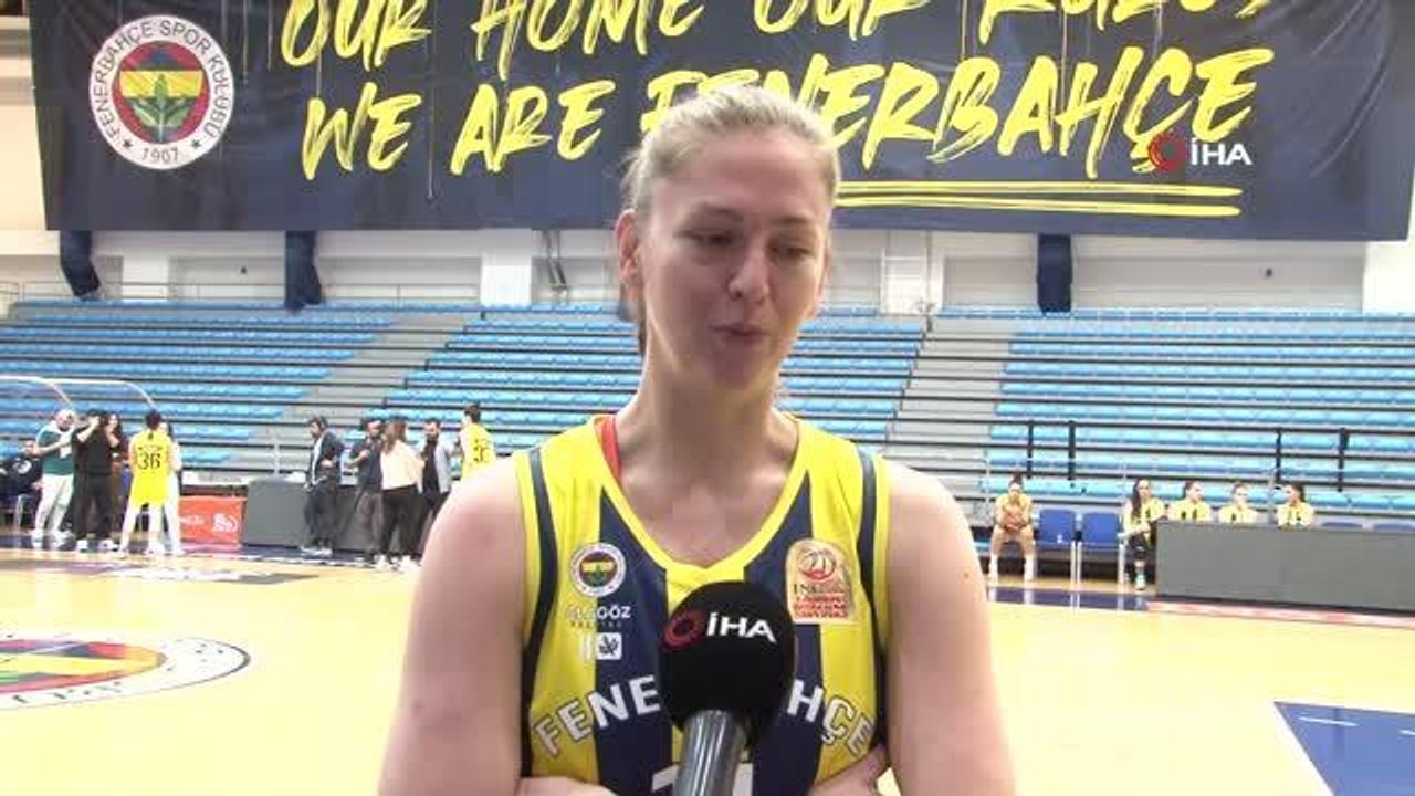 Emma Meesseman: "Fenerbahçe'de ilk kez böyle bir şey yaşıyor olmak çoğu kişinin ulaşamayacağı bir şey"