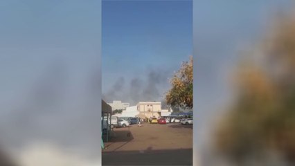 صور تظهر إطلاق نار قرب مستشفى في #الخرطوم  #السودان   #العربية