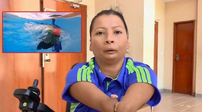 Virgelina Contreras, la nadadora paralímpica que triunfa en todas las áreas de la vida