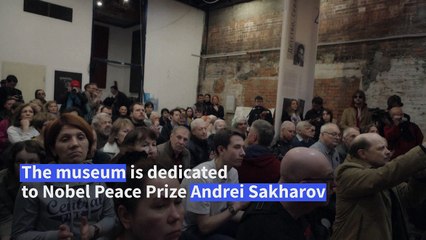 Russia's human rights Sakharov Center shutters but refuses to go down