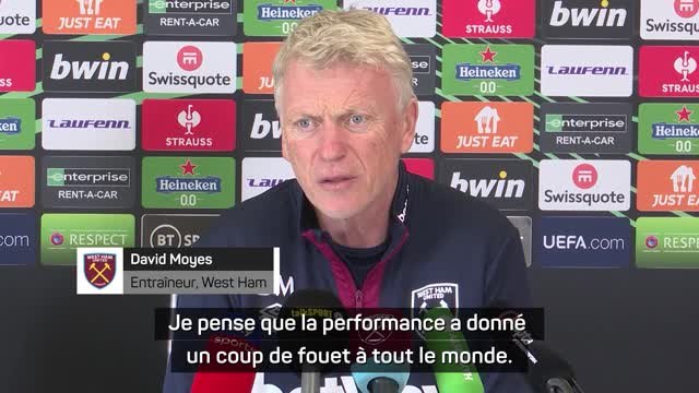 West Ham - Moyes espère que son équipe s'inspirera du match face à Arsenal