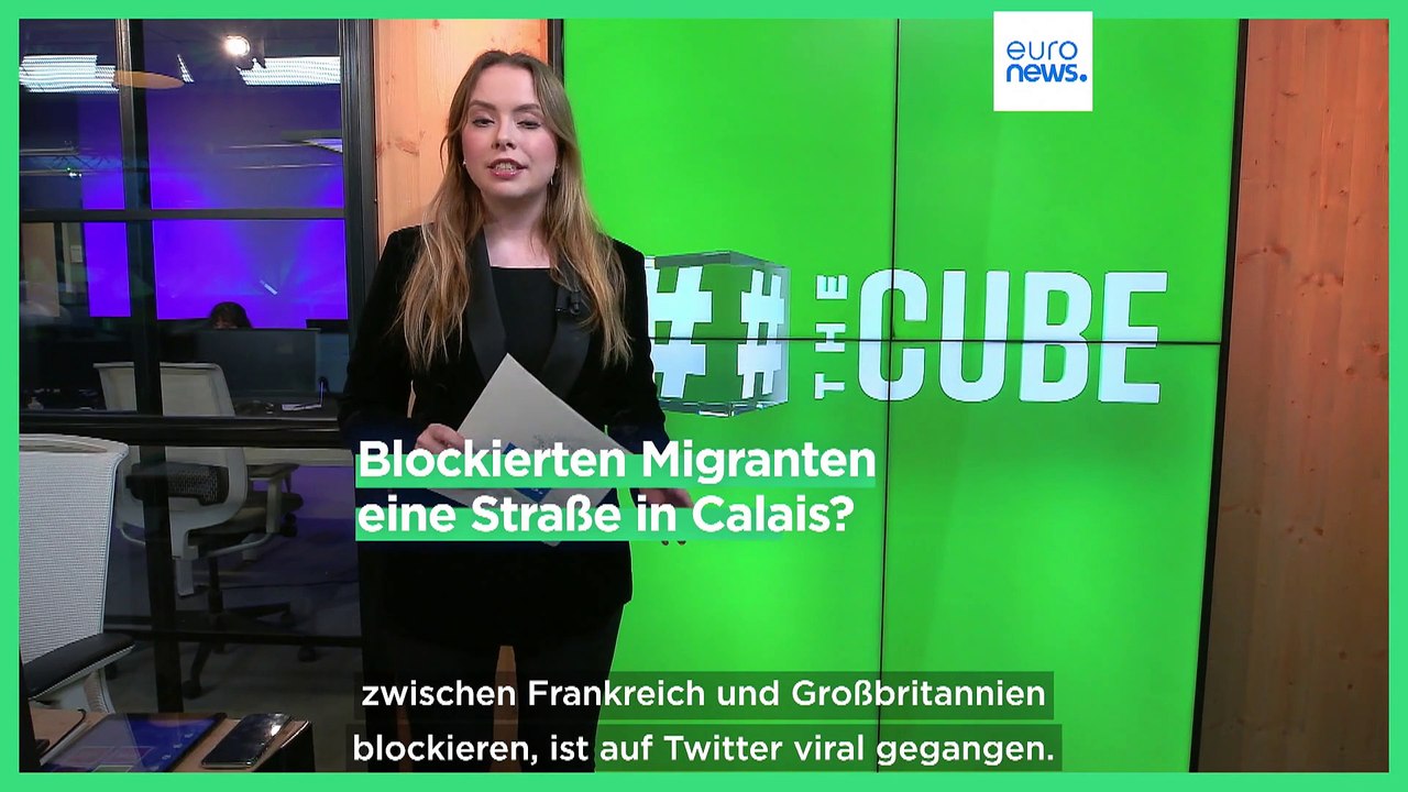 Warfen Migranten mit Steinen auf LKW? The Cube entlarvt Fake-Video