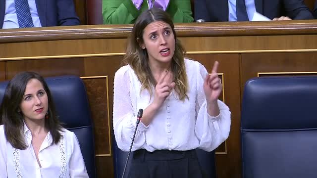 Irene Montero: Los derechos feministas no se negocian con el Partido Popular