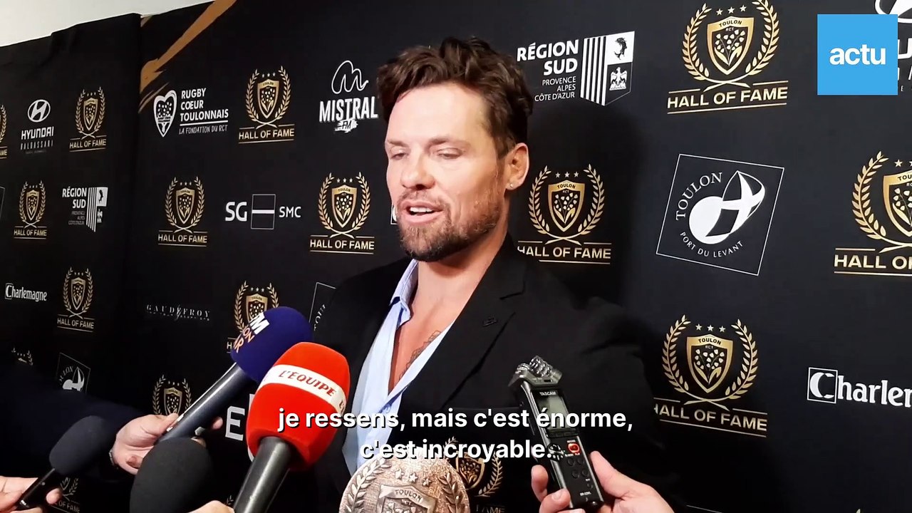 Hall Of Fame du RC Toulon : L'émotion de Joe Van Niekerk