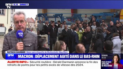 Patrick Barbier (maire de Muttersholtz): "Plus de forces de l'ordre que de manifestants"