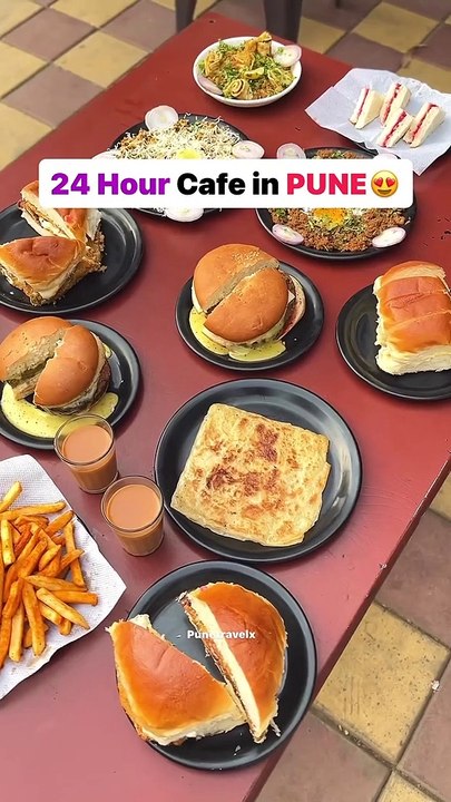 24 Hours cafe open in Pune❤️