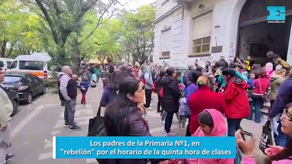 Los padres de la Primaria Nº1, en rebelión por el horario de la quinta hora de clases