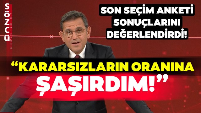 Fatih Portakal Son Seçim Anketini Analiz Etti! Kararsızların Oranına Şaşırdım