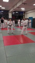 Cours en commun avec le karate é club de Codognan suite
