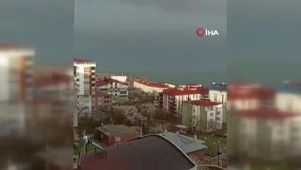 Van Gölü'nde gökkuşağı mest etti