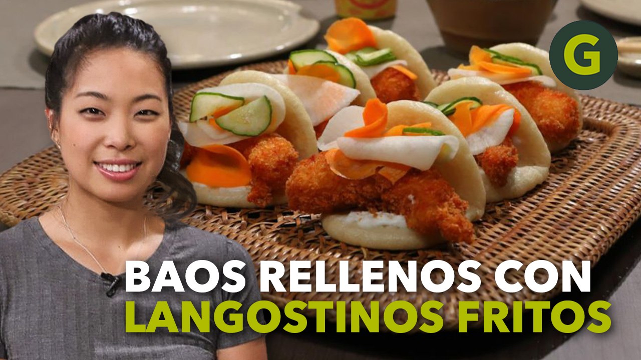 Cómo hacer BAOS RELLENOS con LANGOSTINOS FRITOS | El Gourmet - Vídeo ...