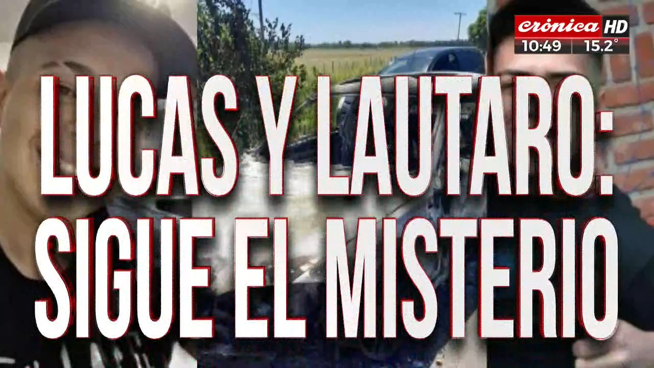 Caso Lucas y Lautaro: encontraron ropa quemada...