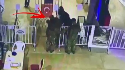 Nefes borusuna şeker kaçan çocuk, askerin "Heimlich" manevrası ile kurtuldu