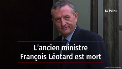 L’ancien ministre François Léotard est mort