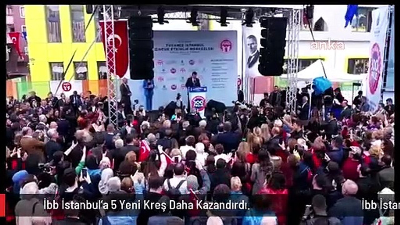 İbb İstanbul'a 5 Yeni Kreş Daha Kazandırdı.
