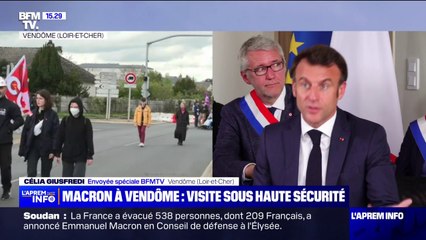 Vendôme: des manifestants équipés de casseroles défilent sur la N10