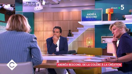 Andréa Bescond sur le plateau de C à vous.