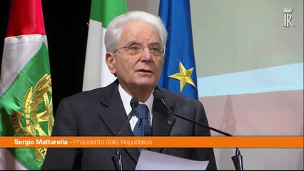 Mattarella "La Costituzione è figlia della lotta antifascista"