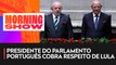 Lula é alvo de protestos de deputados da direita em Portugal