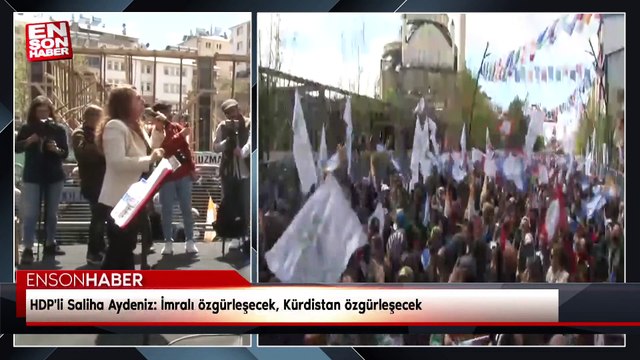 HDP'li Saliha Aydeniz: İmralı özgürleşecek, Kürdistan özgürleşecek