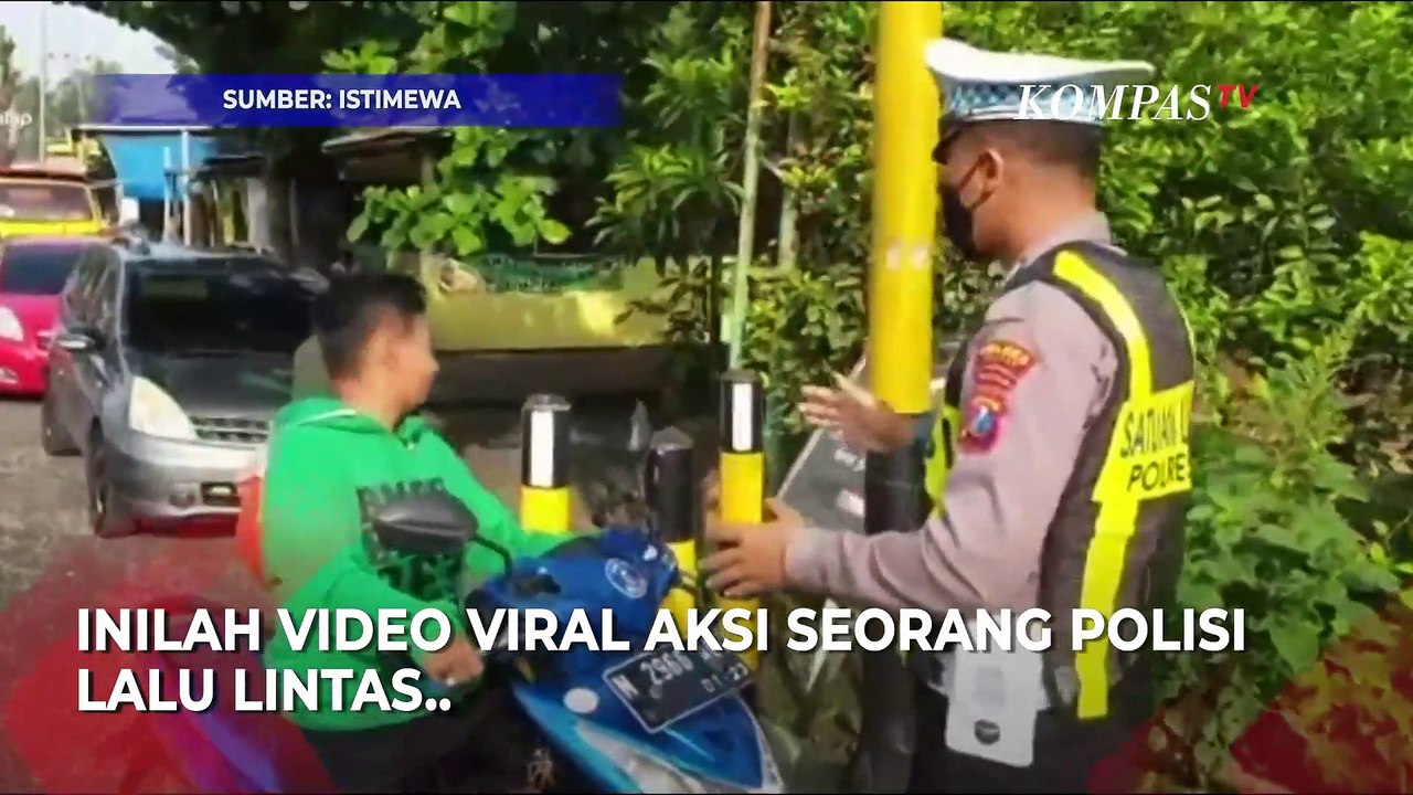 Viral Polisi Di Blitar Tegur Pengendara Motor Tunawicara Ini Kronologinya Video Dailymotion 