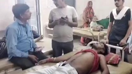 मुरैना: सांड से टकराई बाइक, दो लोग गंभीर घायल