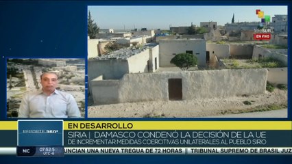 Siria rechaza nuevas sanciones de la Unión Europea