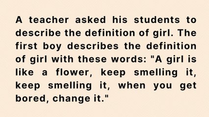 Jokes | Definition of Girl | A best joke