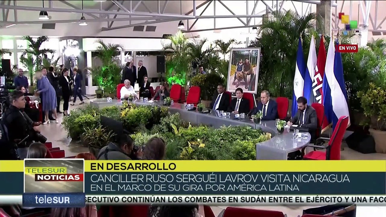 Canciller Serguéi Lavrov aseguró que Rusia y Nicaragua potenciarán relaciones en temas económicos