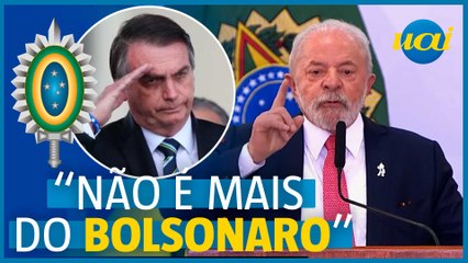 Lula: 'Não é mais o Exército de Bolsonaro, é o de Caxias'