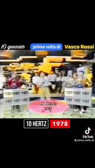 Esordio in tv di Vasco Rossi