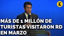 MÁS DE 1 MILLÓN DE TURISTAS VISITARON RD EN MARZO, INFORMA MINISTERIO