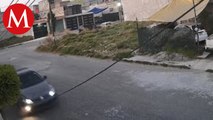 Captan en video robo de autopartes en Toluca, Estado de México