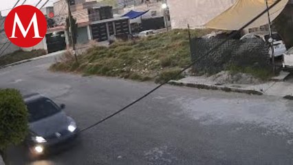 Captan en video robo de autopartes en Toluca, Estado de México