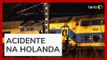 Descarrilamento de trem deixa ao menos um morto e 30 feridos na Holanda