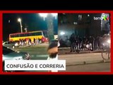 Torcedores do Corinthians são feridos com rojões antes de jogo contra o Remo