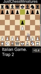 Italian Game. Trap 2. Belloni Trap