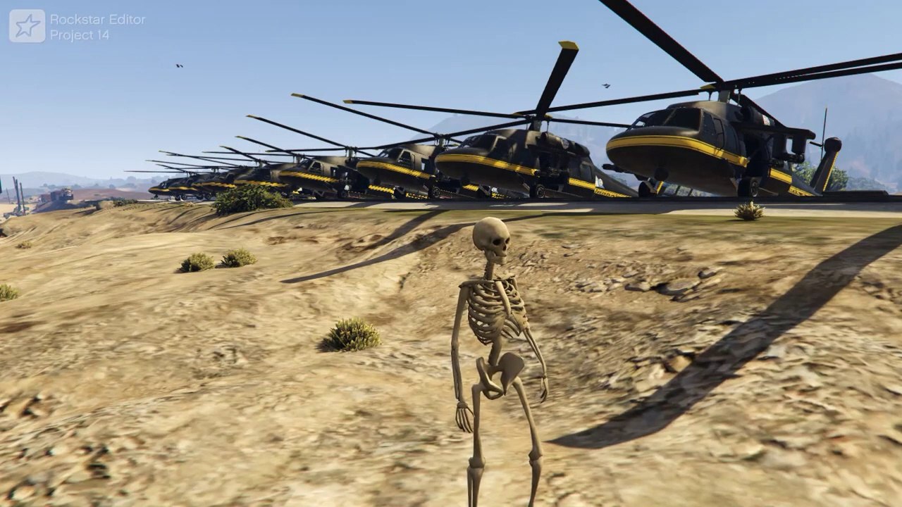 How Skeleton Blasted Whole Train in GTA 5