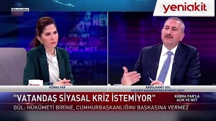 Kübra Par Abdulhamit Gül'e sordu: AK Parti muhalefet olmaya hazır mı?