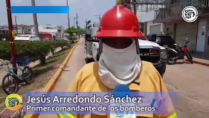 ¡Prevenir incendios! alertan bomberos a familias en Agua Dulce