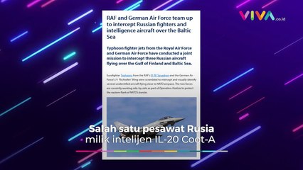 Rombongan Pesawat Rusia Dicegat Jet NATO di Laut Baltik