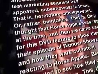 Wonder Showzen _Extra - Deleted Scene - Horse Apples, Test Audience