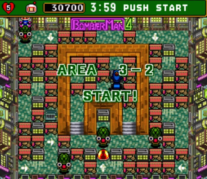 Jugando a bomberman 4 - tercer mundo