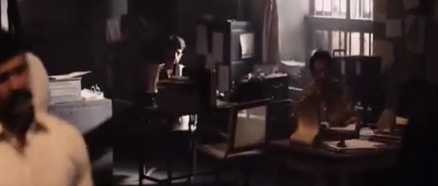 Kgf chapter 2 rocky fire on police station