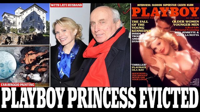 Widowed Texas Playboy model turned Italian PRINCESS, 73, faces Thursday eviction from $533m Roman villa - the world's most expensive house - after she was accused of taking stepkids' inheritance and letting house crumble
