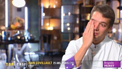 Top Chef 2023 Jean fond en larmes