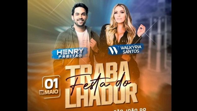 Prefeito de São João do Rio do Peixe convida todos para ‘Festa do Trabalhador’ com atrações nacionais