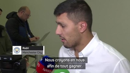 Man. City - Rodri et le triplé ? : "Tout gagner"