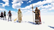 Marvel characters size comparison in 3d | 3d marvel height comparison | Ridge World