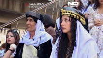 تصاویری از جشن سال نوی جامعه ایزدی‌ها در شمال عراق